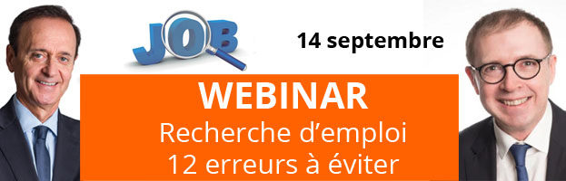 Webinar « Les 12 erreurs à éviter en recherche d’emploi »